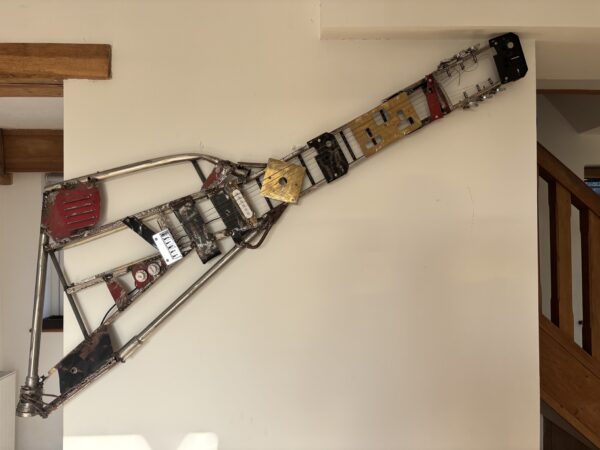 scrap metal guitar